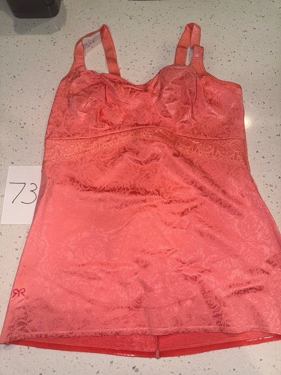 Ruby Ribbon Other - Ruby Ribbon Lace Cami, Coral with Rose Deluster, Never Worn, 38